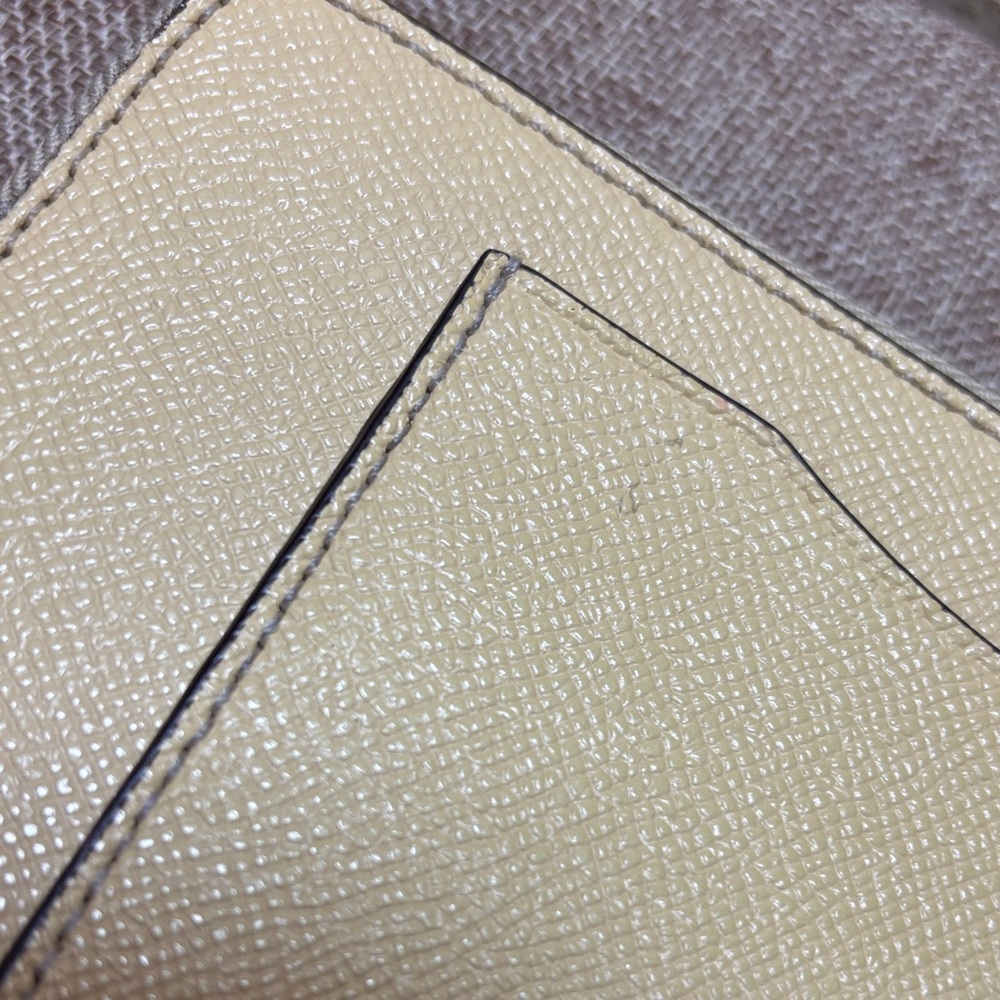 Coach Creamy Lemon Leather Zip-Around Full Size Wallet 7.5”Lx4”H - Picture 13 of 17
